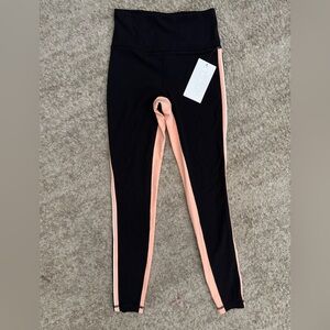 Athleta Elation Ultra High Rise Piping Side Stripe Leggings in size XS. NWT.
